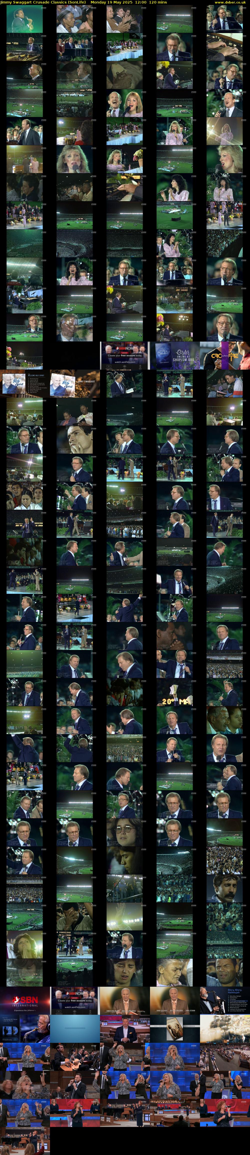 Jimmy Swaggart Crusade Classics (SonLife) Monday 19 May 2025 12:00 - 14:00