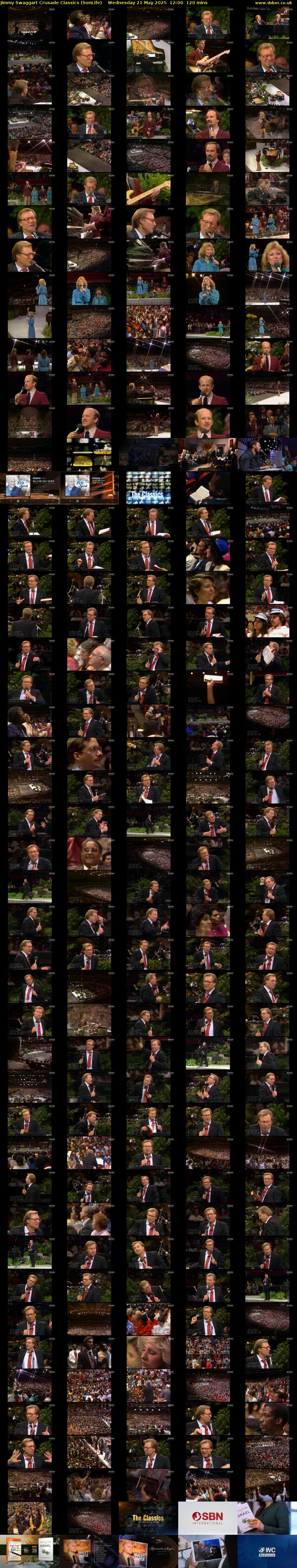 Jimmy Swaggart Crusade Classics (SonLife) Wednesday 21 May 2025 12:00 - 14:00