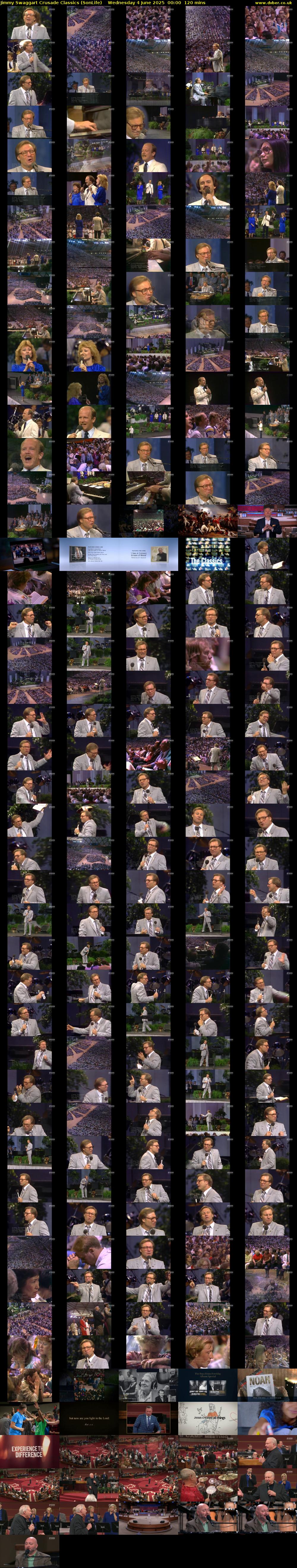 Jimmy Swaggart Crusade Classics (SonLife) Wednesday 4 June 2025 00:00 - 02:00