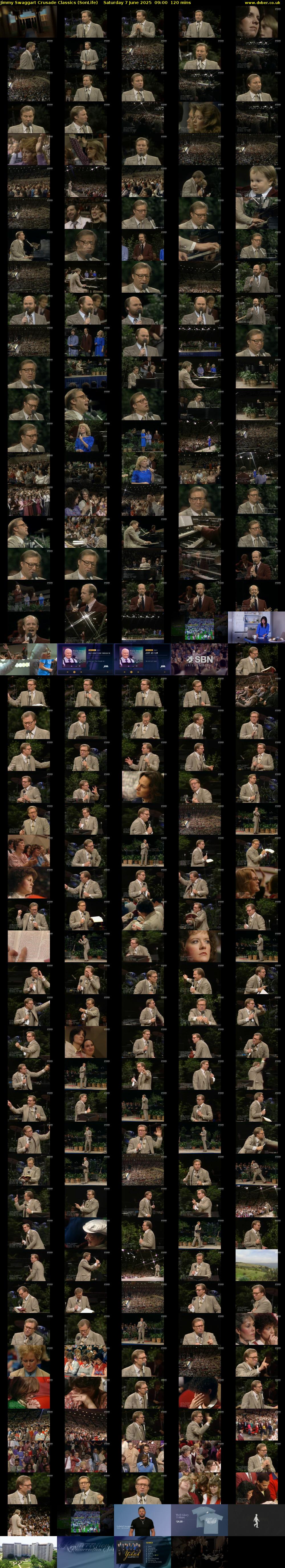 Jimmy Swaggart Crusade Classics (SonLife) Saturday 7 June 2025 09:00 - 11:00