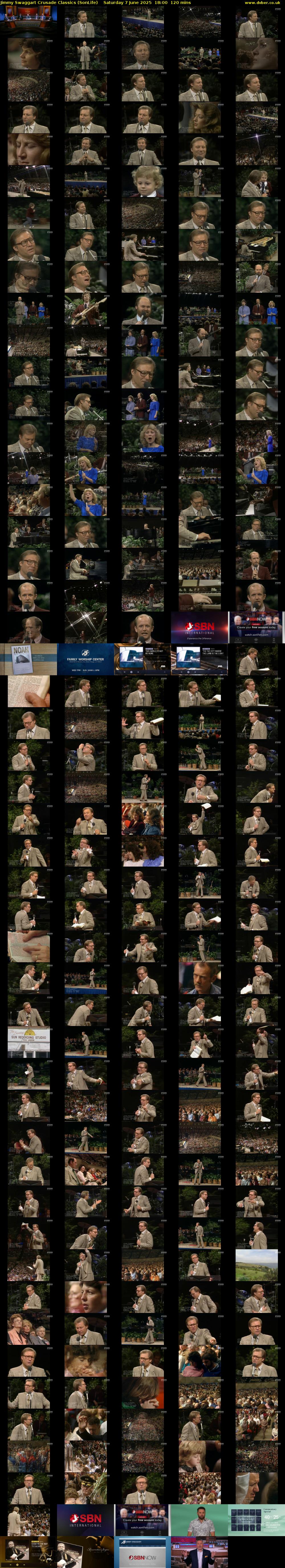 Jimmy Swaggart Crusade Classics (SonLife) Saturday 7 June 2025 18:00 - 20:00