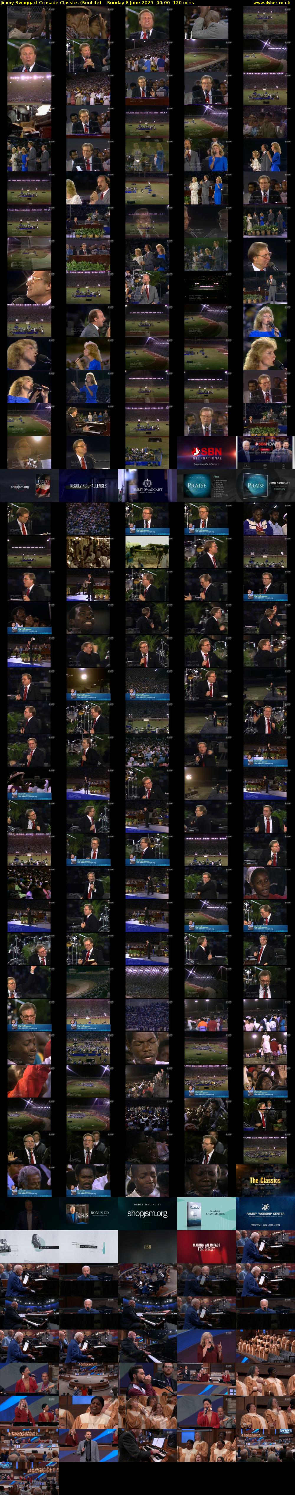 Jimmy Swaggart Crusade Classics (SonLife) Sunday 8 June 2025 00:00 - 02:00