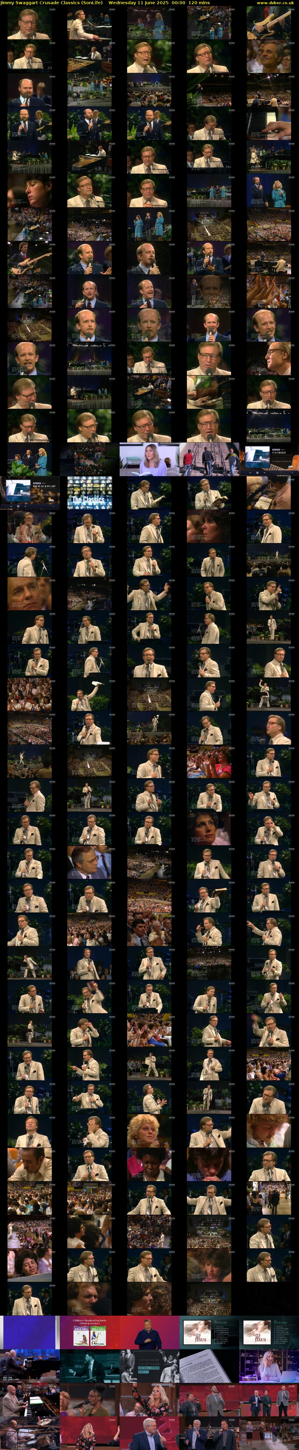 Jimmy Swaggart Crusade Classics (SonLife) Wednesday 11 June 2025 00:00 - 02:00