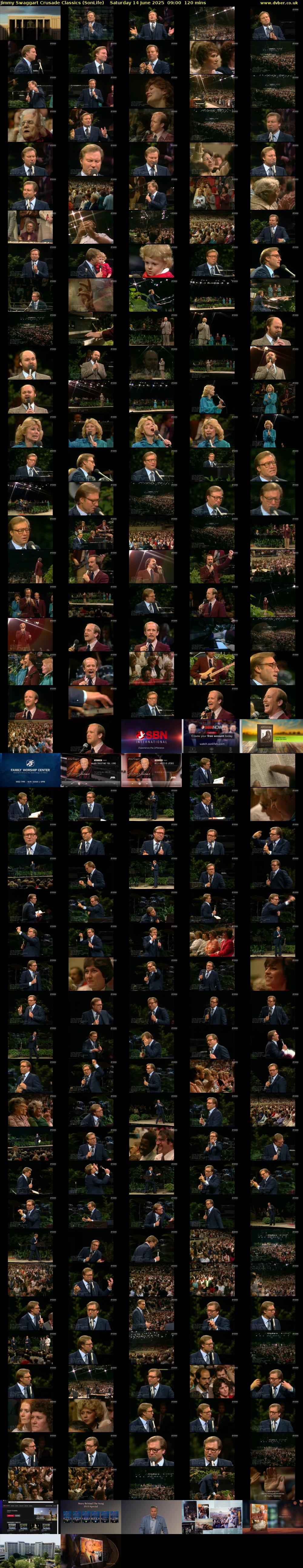 Jimmy Swaggart Crusade Classics (SonLife) Saturday 14 June 2025 09:00 - 11:00