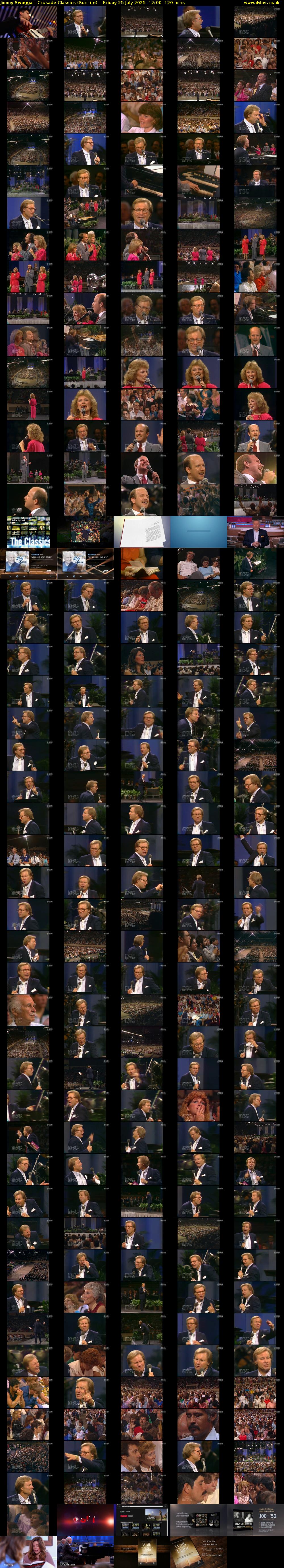 Jimmy Swaggart Crusade Classics (SonLife) Friday 25 July 2025 12:00 - 14:00