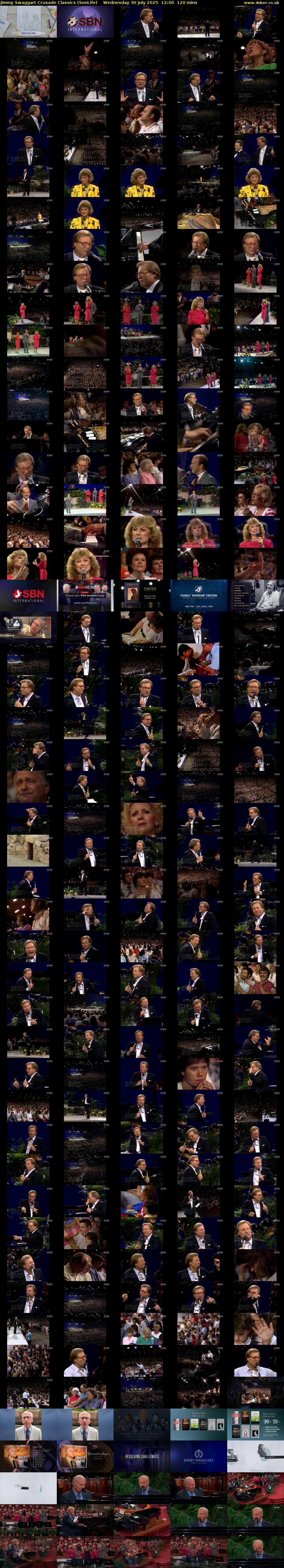Jimmy Swaggart Crusade Classics (SonLife) Wednesday 30 July 2025 12:00 - 14:00