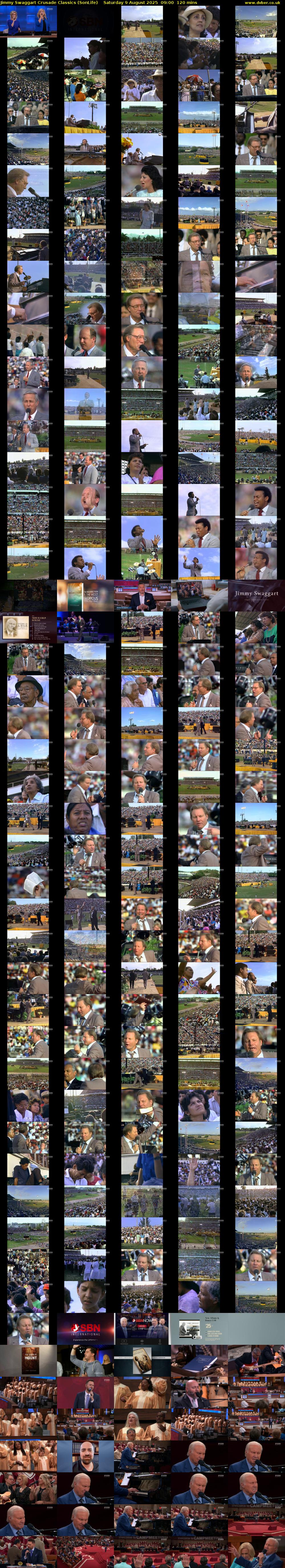 Jimmy Swaggart Crusade Classics (SonLife) Saturday 9 August 2025 09:00 - 11:00