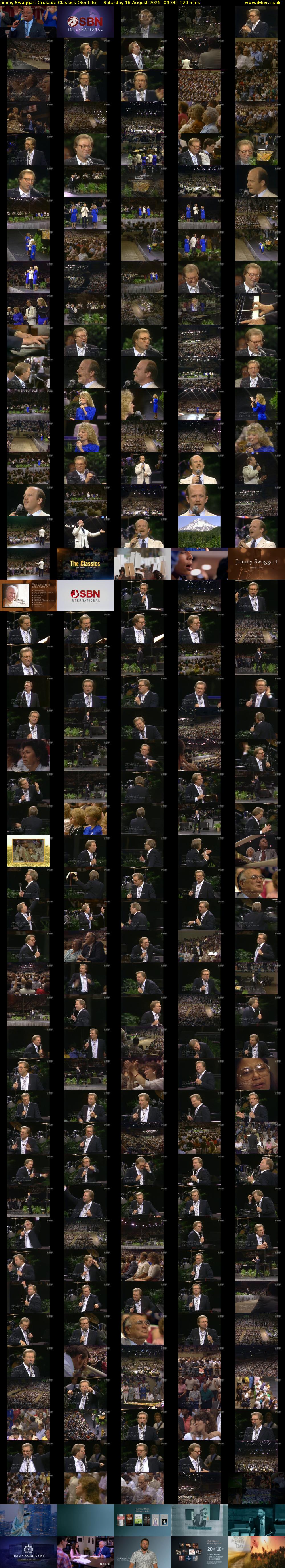 Jimmy Swaggart Crusade Classics (SonLife) Saturday 16 August 2025 09:00 - 11:00