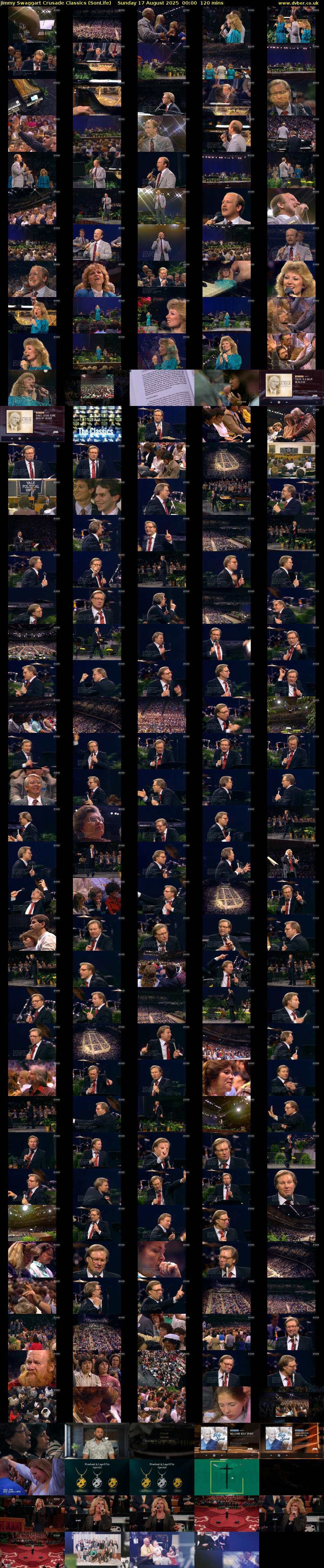Jimmy Swaggart Crusade Classics (SonLife) Sunday 17 August 2025 00:00 - 02:00