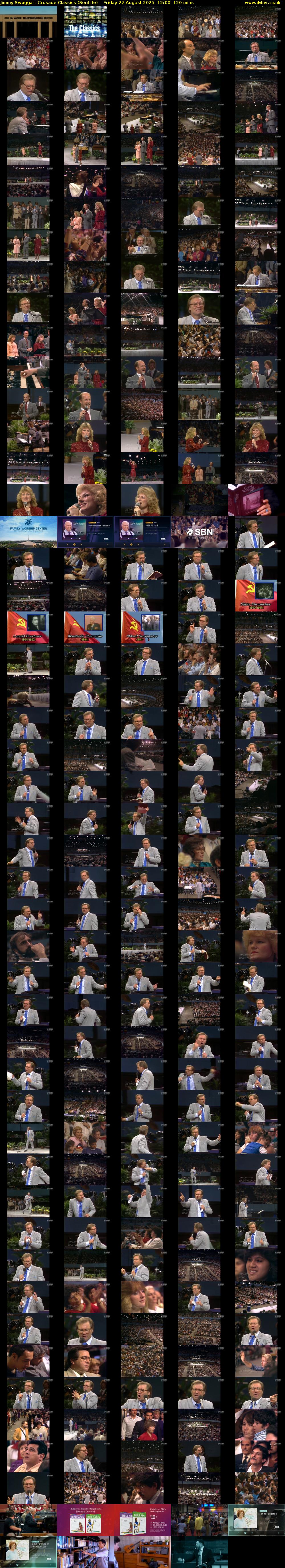 Jimmy Swaggart Crusade Classics (SonLife) Friday 22 August 2025 12:00 - 14:00