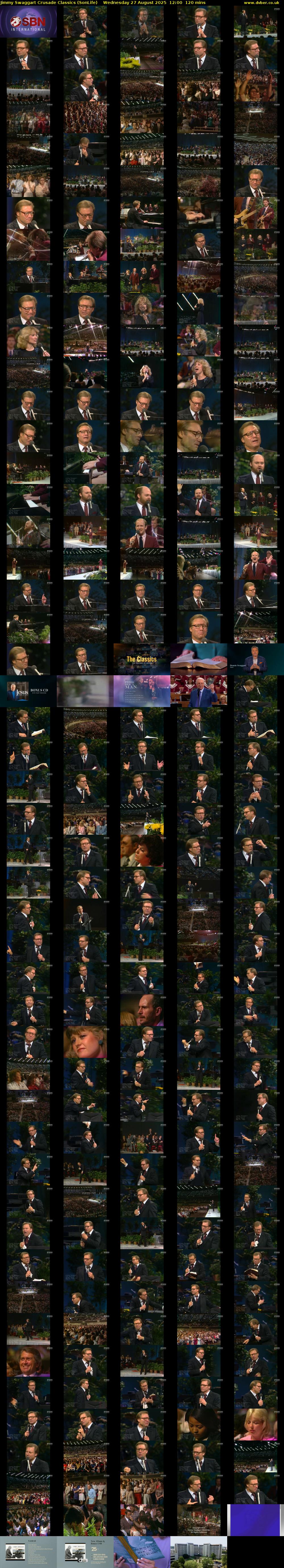 Jimmy Swaggart Crusade Classics (SonLife) Wednesday 27 August 2025 12:00 - 14:00