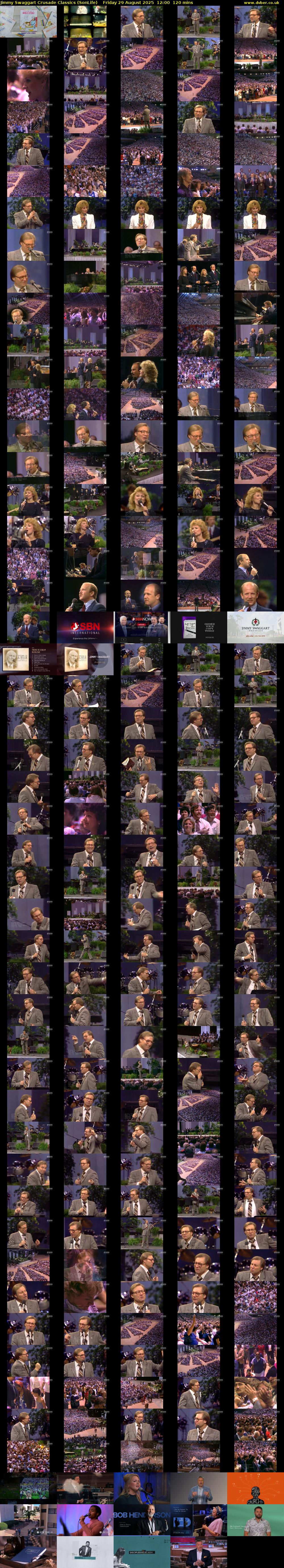 Jimmy Swaggart Crusade Classics (SonLife) Friday 29 August 2025 12:00 - 14:00
