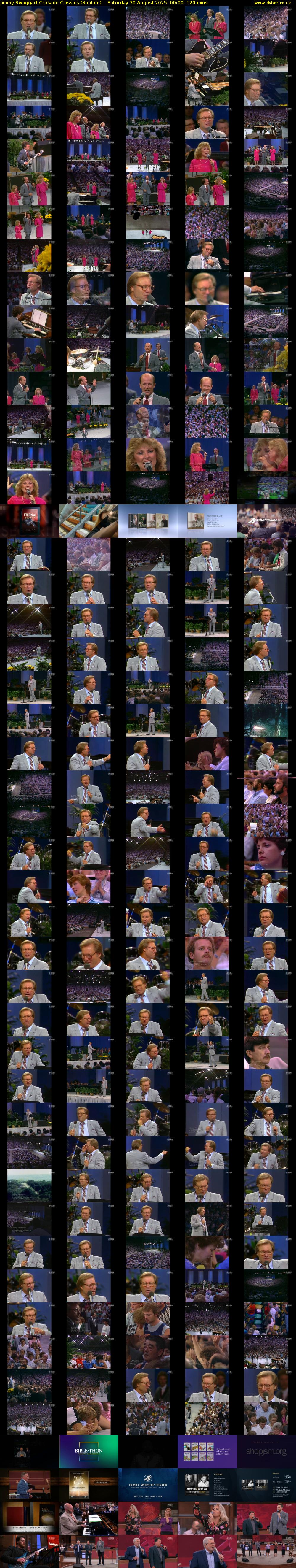 Jimmy Swaggart Crusade Classics (SonLife) Saturday 30 August 2025 00:00 - 02:00