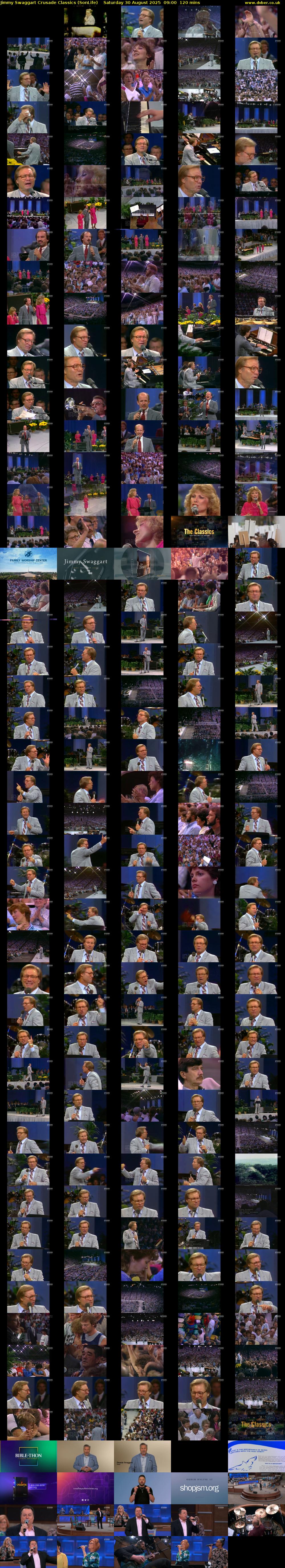 Jimmy Swaggart Crusade Classics (SonLife) Saturday 30 August 2025 09:00 - 11:00