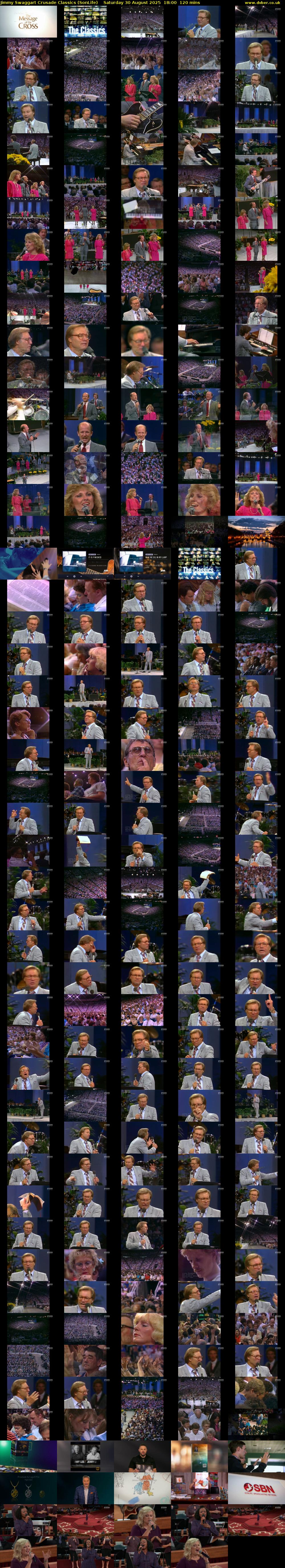 Jimmy Swaggart Crusade Classics (SonLife) Saturday 30 August 2025 18:00 - 20:00