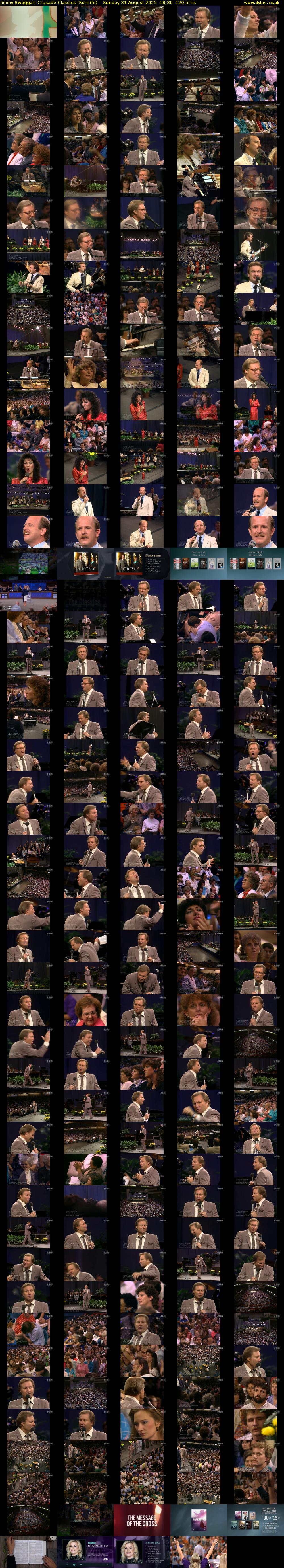 Jimmy Swaggart Crusade Classics (SonLife) Sunday 31 August 2025 18:30 - 20:30