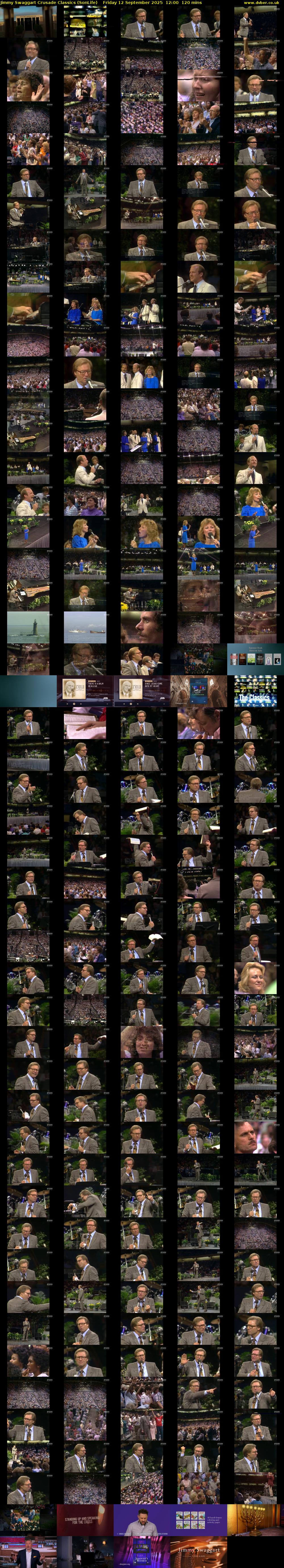 Jimmy Swaggart Crusade Classics (SonLife) Friday 12 September 2025 12:00 - 14:00