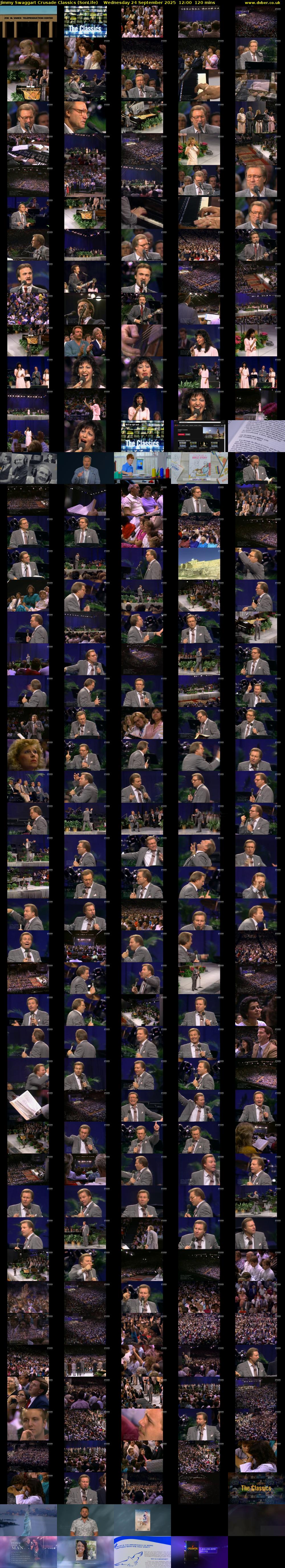 Jimmy Swaggart Crusade Classics (SonLife) Wednesday 24 September 2025 12:00 - 14:00