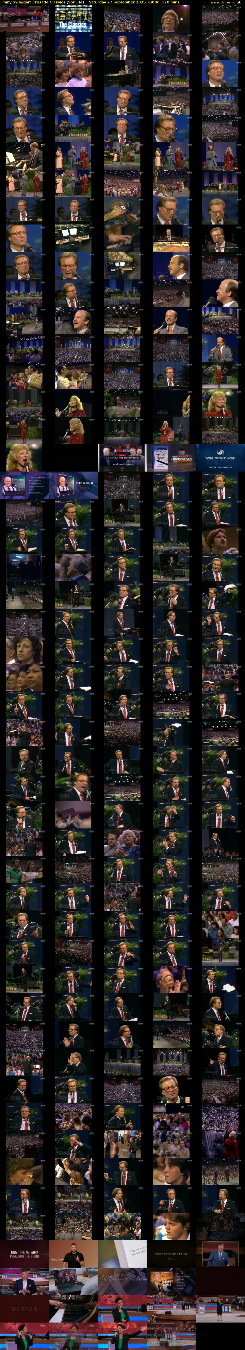 Jimmy Swaggart Crusade Classics (SonLife) Saturday 27 September 2025 09:00 - 11:00