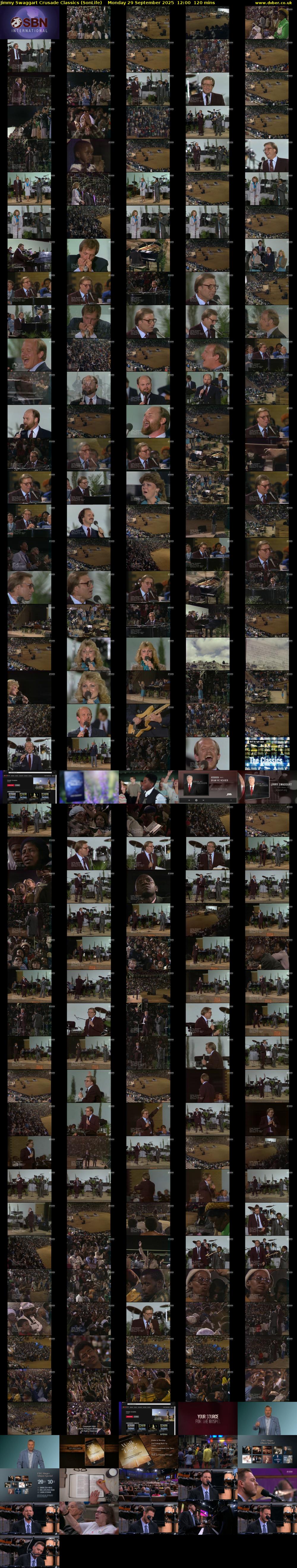 Jimmy Swaggart Crusade Classics (SonLife) Monday 29 September 2025 12:00 - 14:00