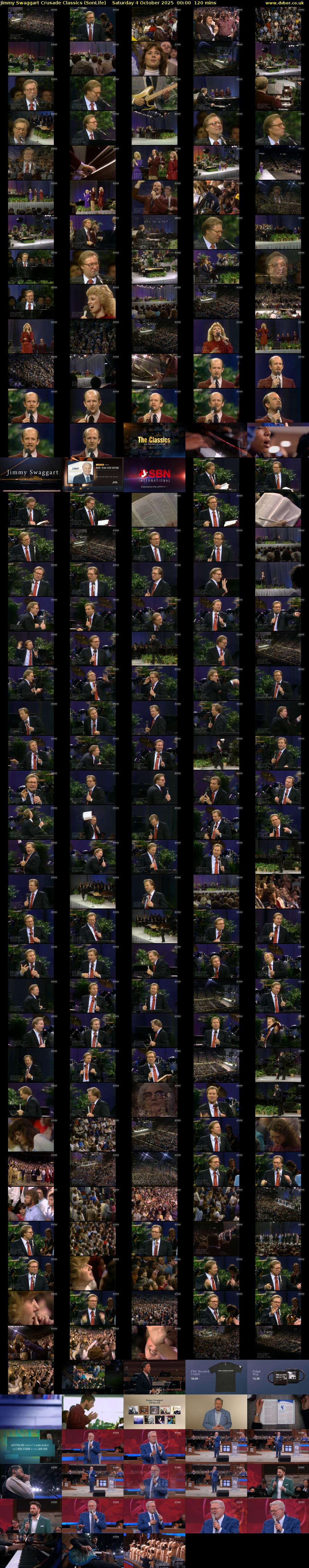 Jimmy Swaggart Crusade Classics (SonLife) Saturday 4 October 2025 00:00 - 02:00