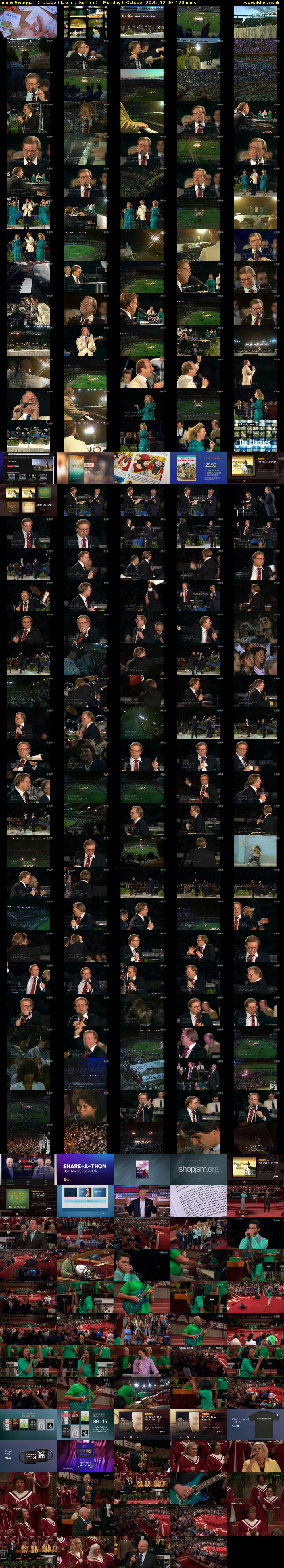 Jimmy Swaggart Crusade Classics (SonLife) Monday 6 October 2025 12:00 - 14:00