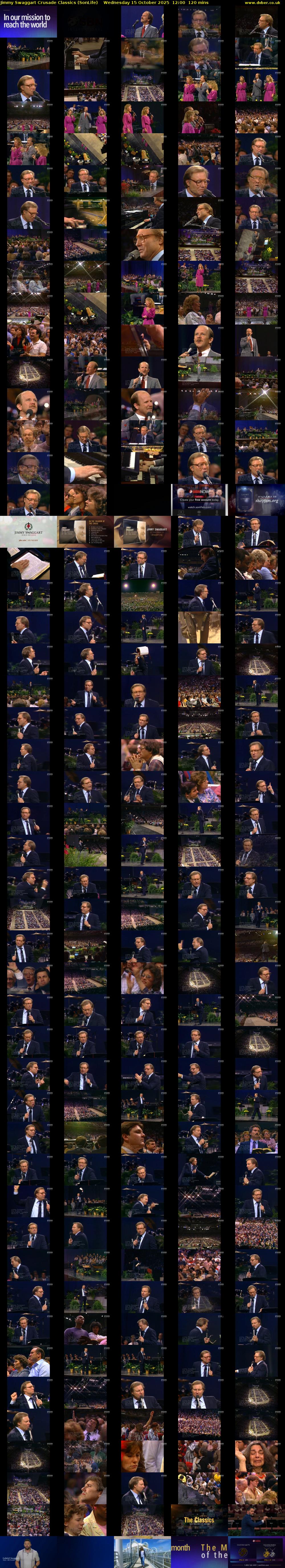 Jimmy Swaggart Crusade Classics (SonLife) Wednesday 15 October 2025 12:00 - 14:00