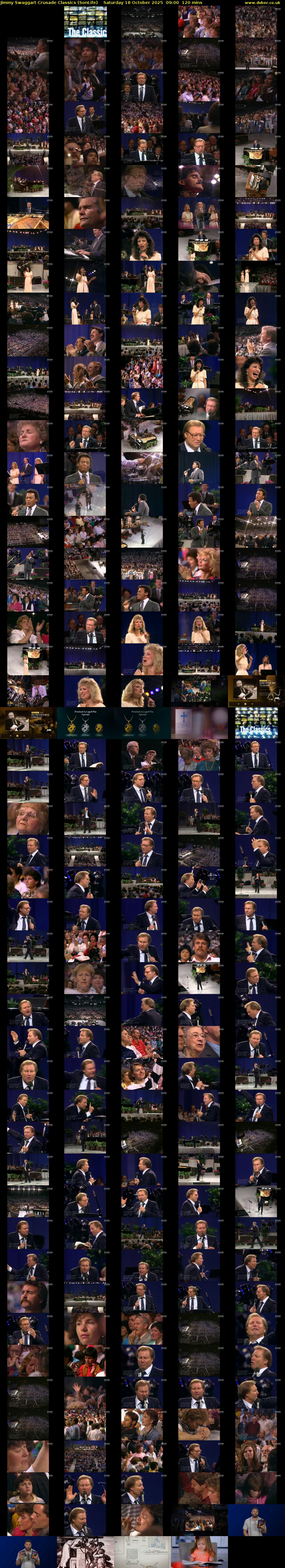 Jimmy Swaggart Crusade Classics (SonLife) Saturday 18 October 2025 09:00 - 11:00