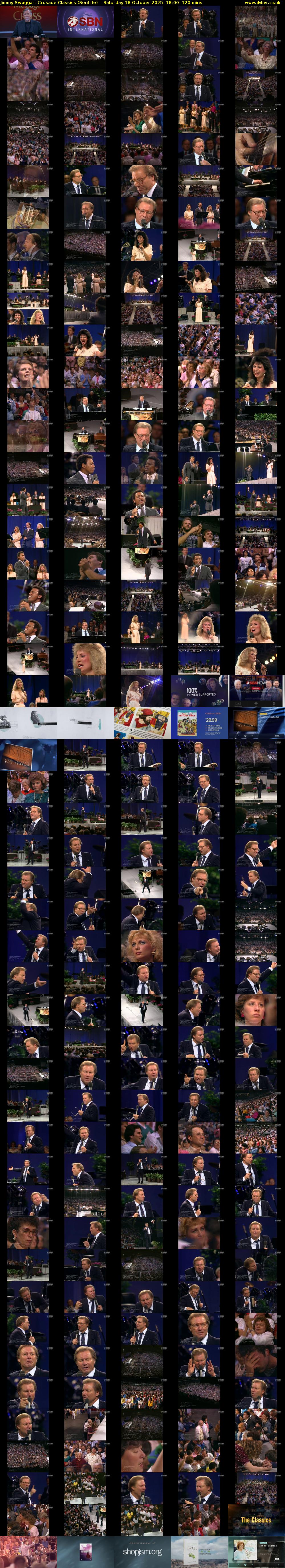 Jimmy Swaggart Crusade Classics (SonLife) Saturday 18 October 2025 18:00 - 20:00