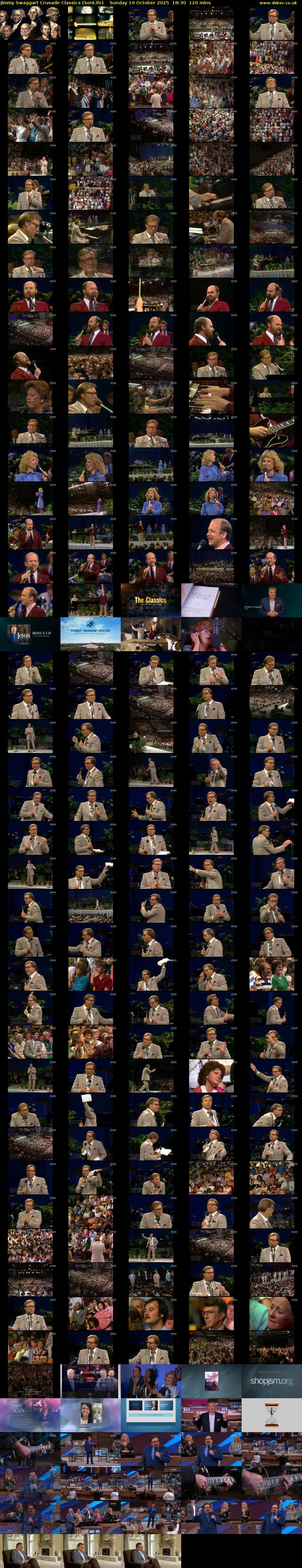 Jimmy Swaggart Crusade Classics (SonLife) Sunday 19 October 2025 18:30 - 20:30