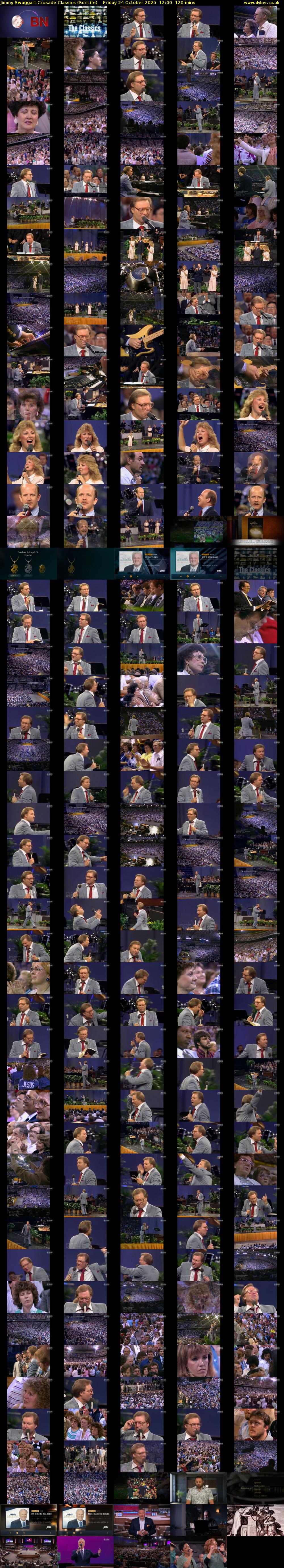Jimmy Swaggart Crusade Classics (SonLife) Friday 24 October 2025 12:00 - 14:00