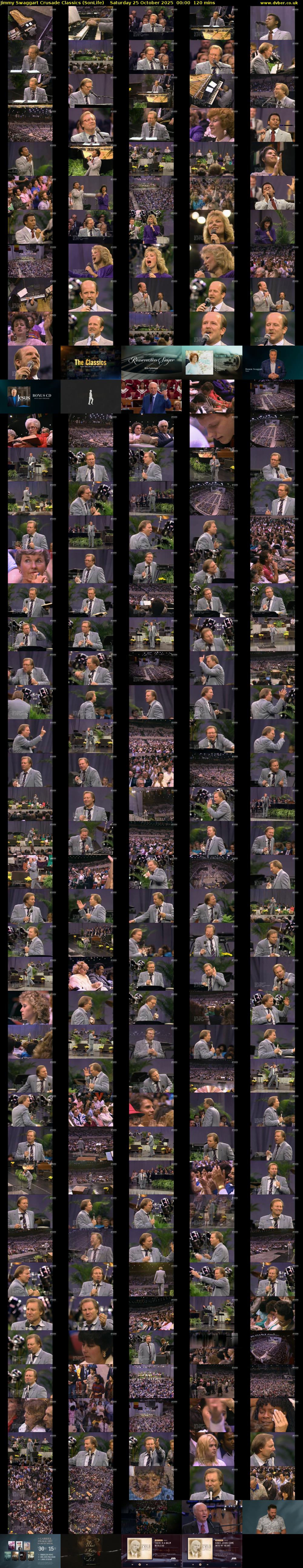 Jimmy Swaggart Crusade Classics (SonLife) Saturday 25 October 2025 00:00 - 02:00