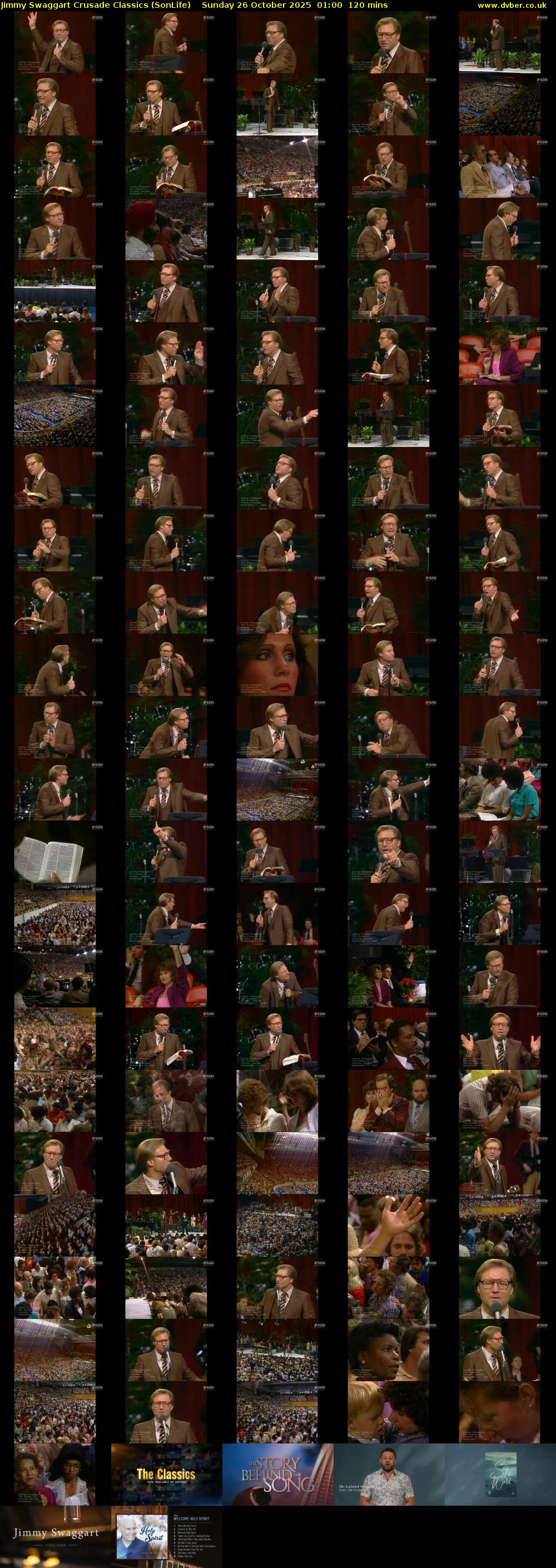 Jimmy Swaggart Crusade Classics (SonLife) Sunday 26 October 2025 01:00 - 02:00