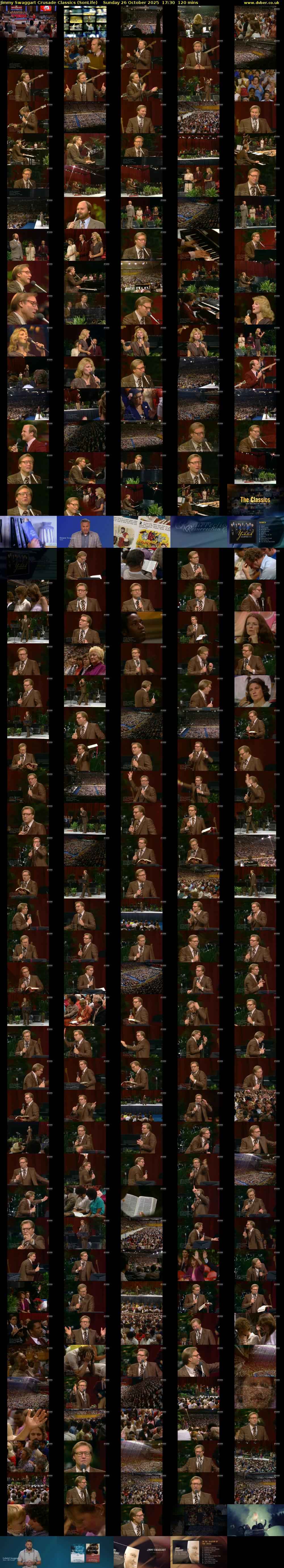 Jimmy Swaggart Crusade Classics (SonLife) Sunday 26 October 2025 17:30 - 19:30