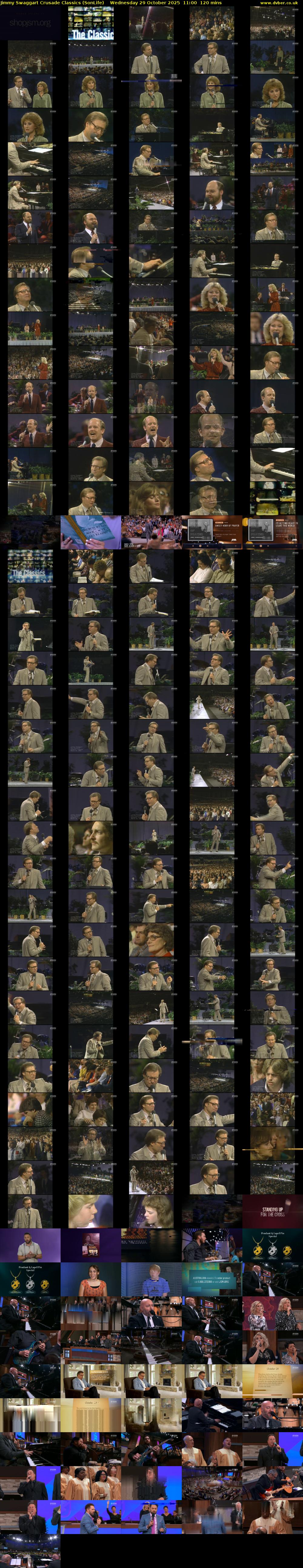 Jimmy Swaggart Crusade Classics (SonLife) Wednesday 29 October 2025 11:00 - 13:00