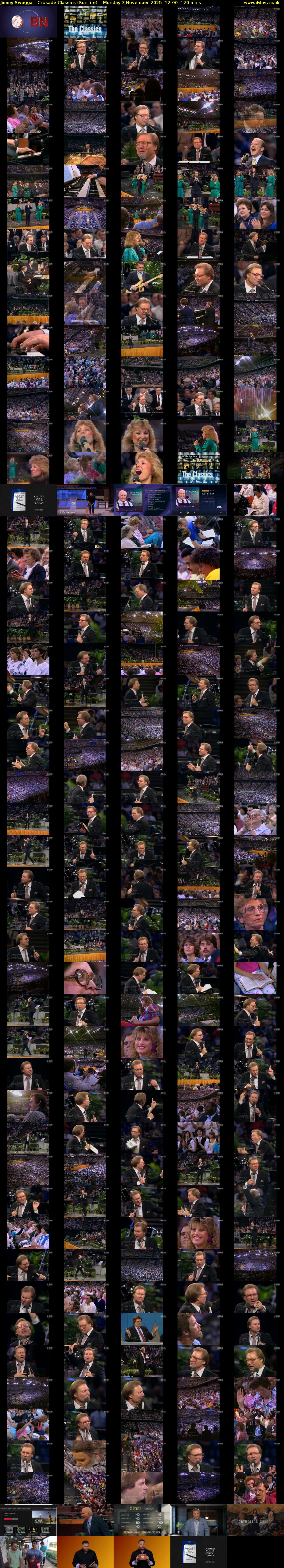 Jimmy Swaggart Crusade Classics (SonLife) Monday 3 November 2025 12:00 - 14:00