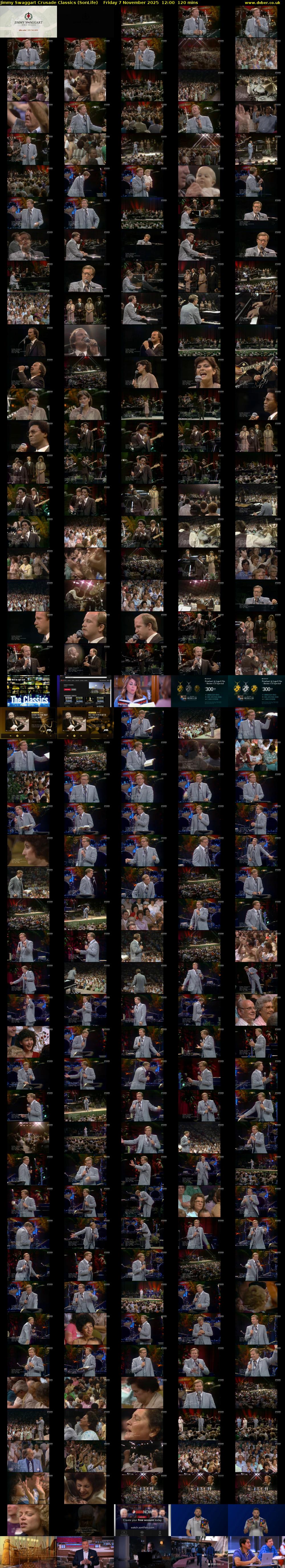 Jimmy Swaggart Crusade Classics (SonLife) Friday 7 November 2025 12:00 - 14:00