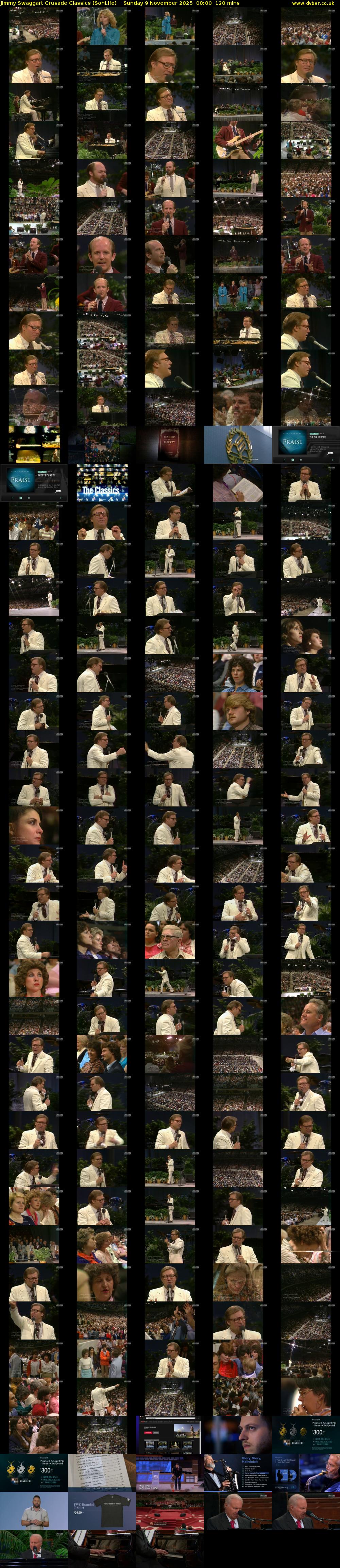 Jimmy Swaggart Crusade Classics (SonLife) Sunday 9 November 2025 00:00 - 02:00