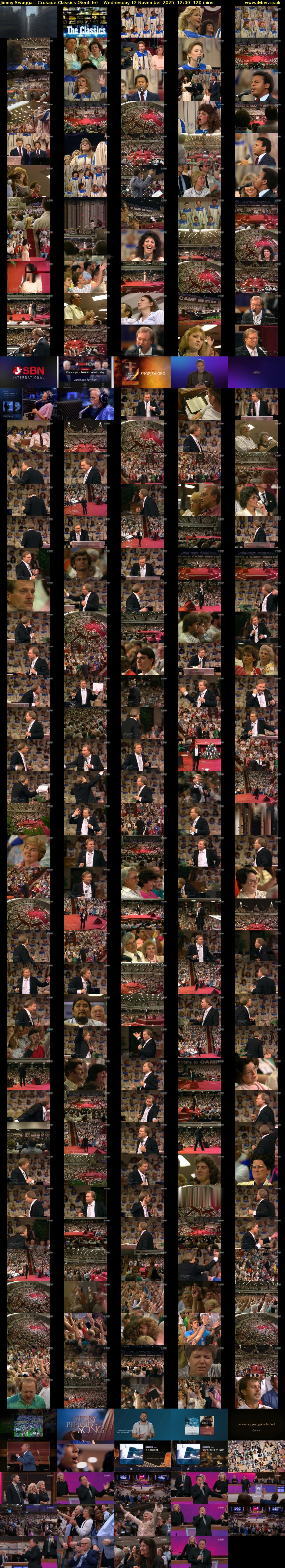 Jimmy Swaggart Crusade Classics (SonLife) Wednesday 12 November 2025 12:00 - 14:00