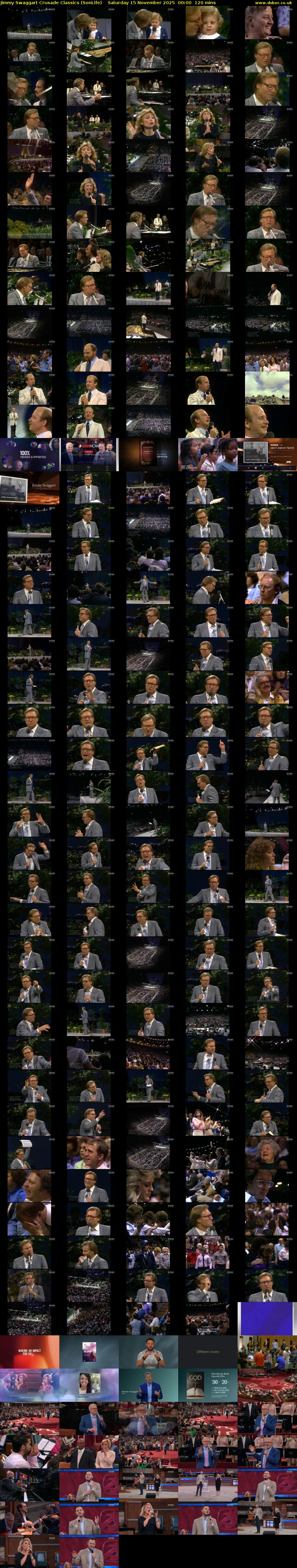 Jimmy Swaggart Crusade Classics (SonLife) Saturday 15 November 2025 00:00 - 02:00