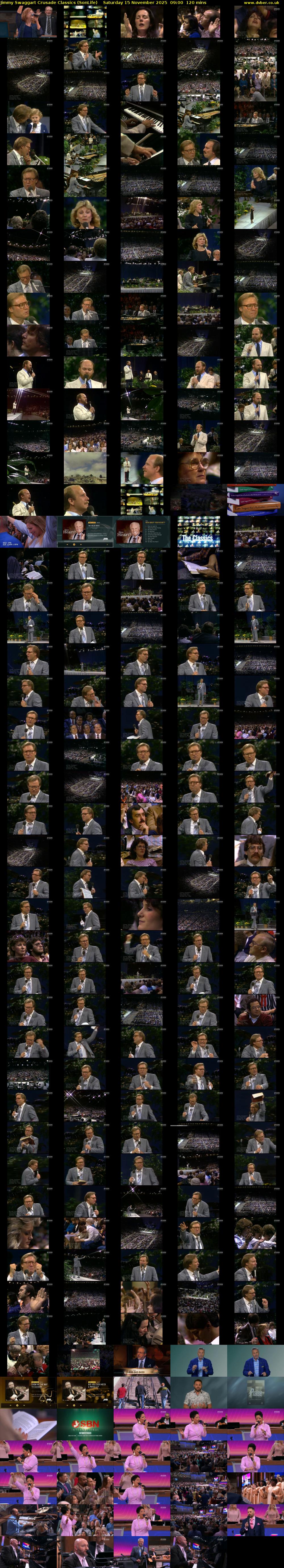 Jimmy Swaggart Crusade Classics (SonLife) Saturday 15 November 2025 09:00 - 11:00