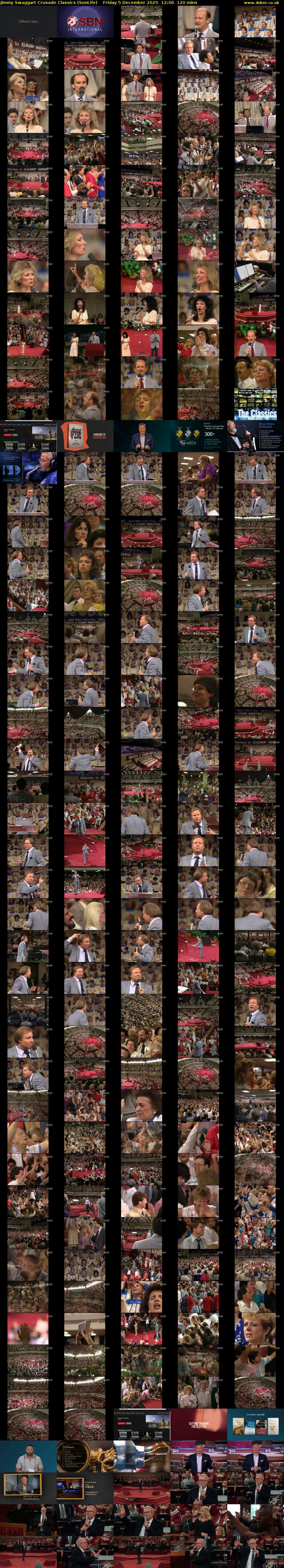 Jimmy Swaggart Crusade Classics (SonLife) Friday 5 December 2025 12:00 - 14:00