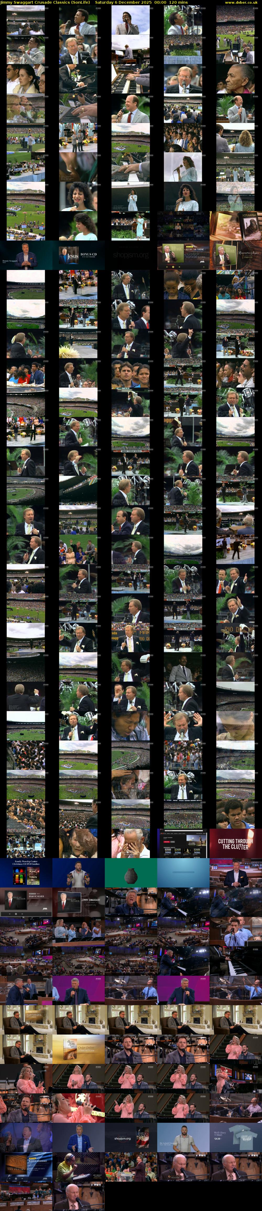 Jimmy Swaggart Crusade Classics (SonLife) Saturday 6 December 2025 00:00 - 02:00