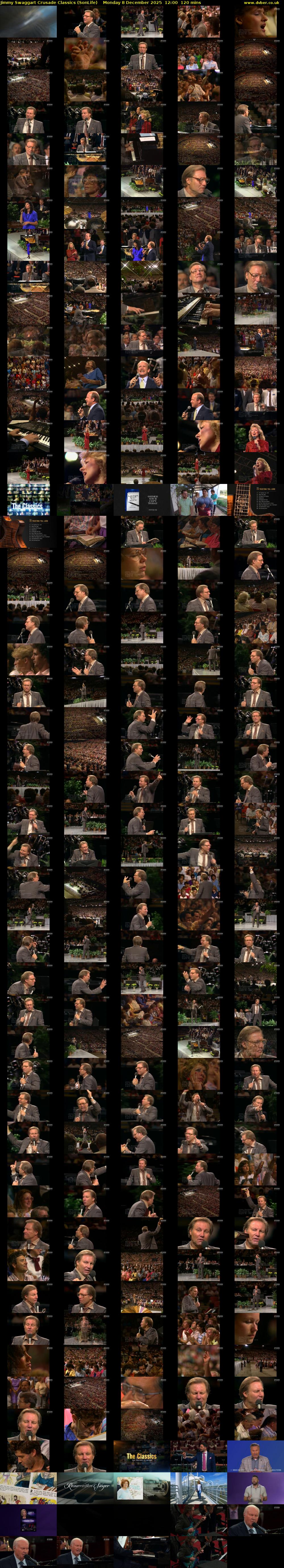 Jimmy Swaggart Crusade Classics (SonLife) Monday 8 December 2025 12:00 - 14:00