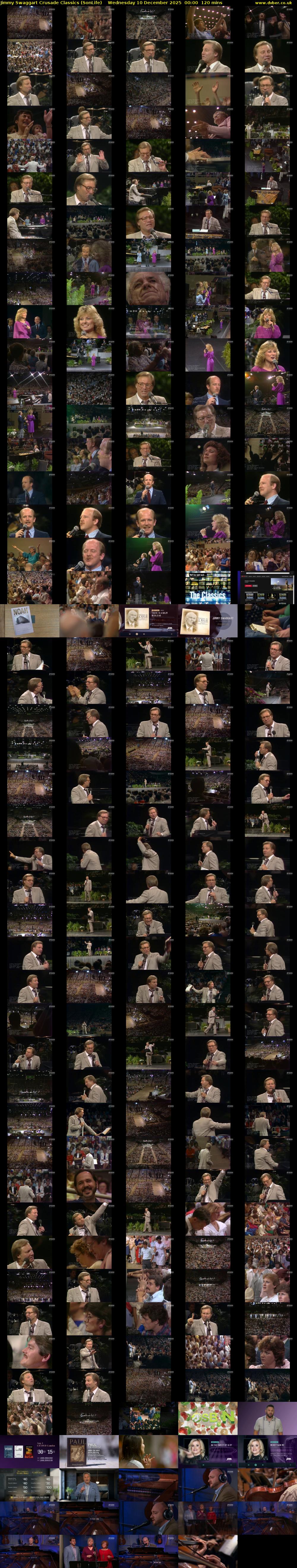 Jimmy Swaggart Crusade Classics (SonLife) Wednesday 10 December 2025 00:00 - 02:00