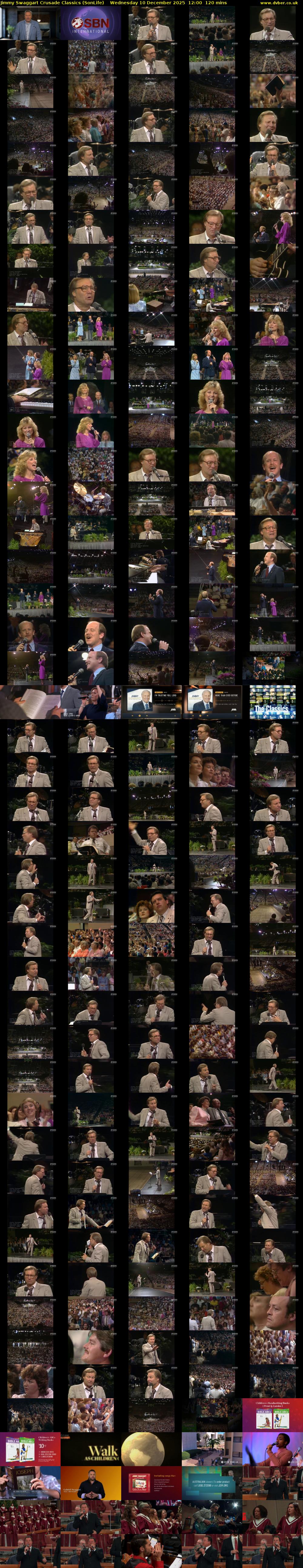 Jimmy Swaggart Crusade Classics (SonLife) Wednesday 10 December 2025 12:00 - 14:00