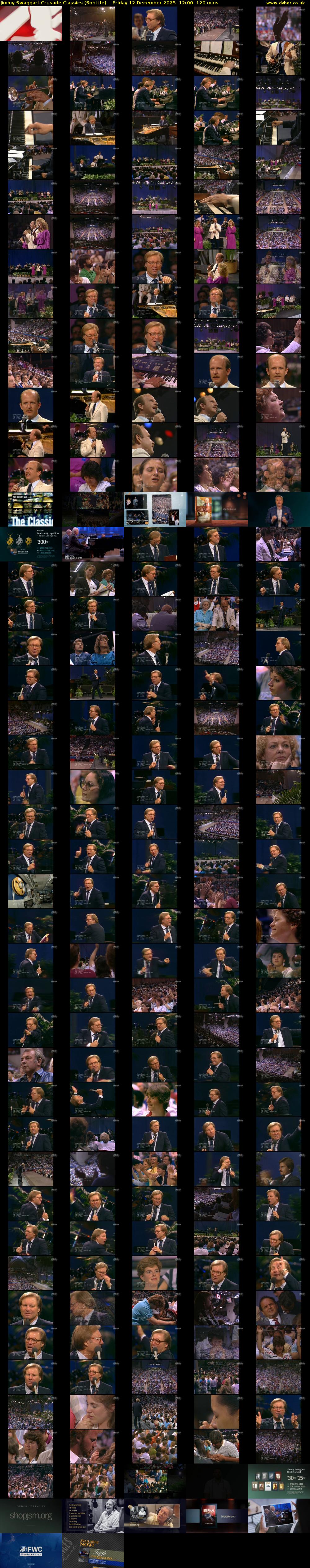 Jimmy Swaggart Crusade Classics (SonLife) Friday 12 December 2025 12:00 - 14:00