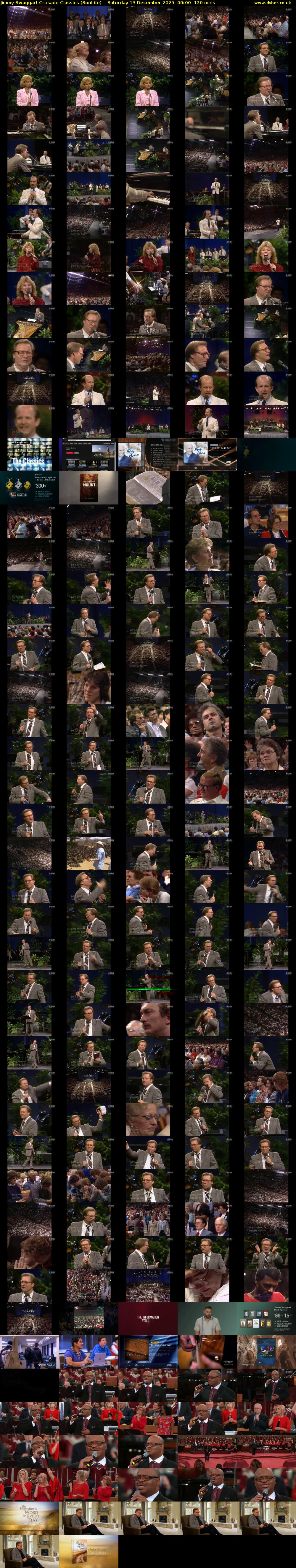 Jimmy Swaggart Crusade Classics (SonLife) Saturday 13 December 2025 00:00 - 02:00