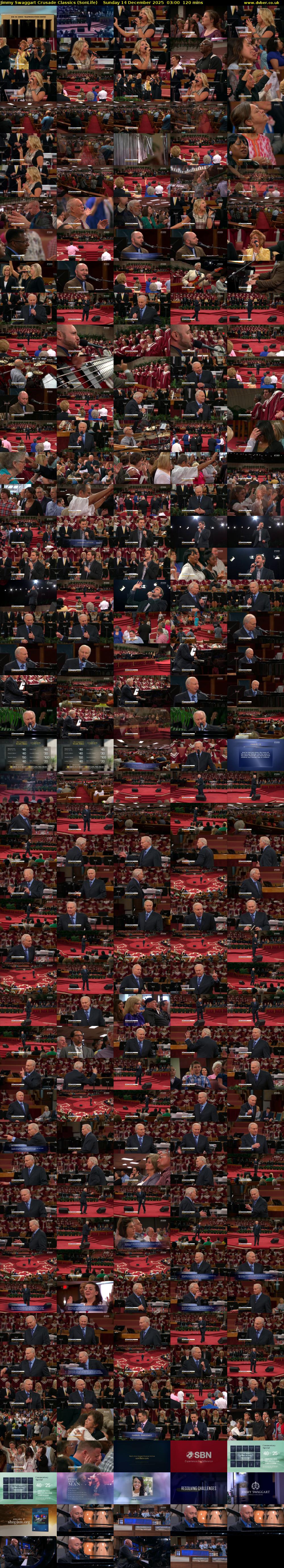 Jimmy Swaggart Crusade Classics (SonLife) Sunday 14 December 2025 03:00 - 05:00