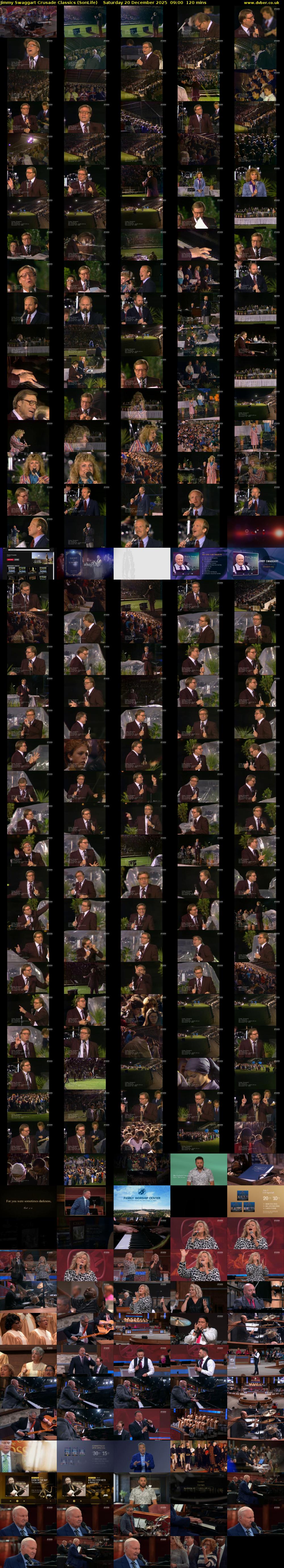 Jimmy Swaggart Crusade Classics (SonLife) Saturday 20 December 2025 09:00 - 11:00